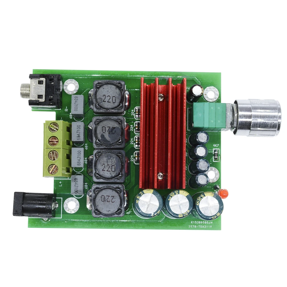 TPA3116 TPA3116D2 100W Subwoofer Digital Power Amplifier Board 8-25V Audio Decoding Board NE5532 OPAMP Module