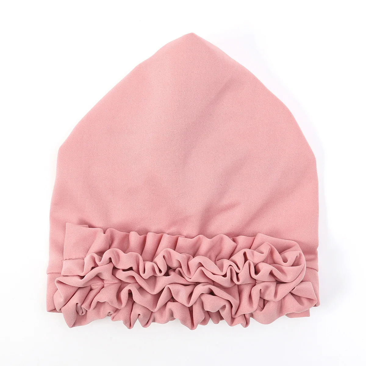 

Новая элегантная шапка-тюрбан с рюшами и цветами для женщин, предварительно завязанная шапка для химиотерапии, эластичные шапочки, шапки для химиотерапии Рамадана на свадьбу