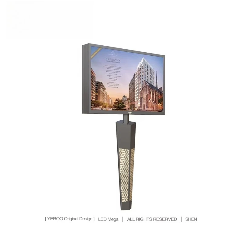 Outdoor Street 3*2m LED Display Digital Billboard Steel Structure Manufacturer