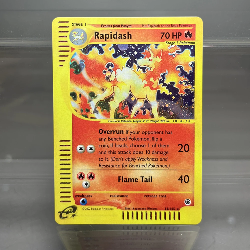 Pokemon Sammelkarten E-Card Folie Karteikarten Charizard Alakazam Pichu Venus aur Spiels ammlung Ptcg Proxy Karten Kinderspiel zeug