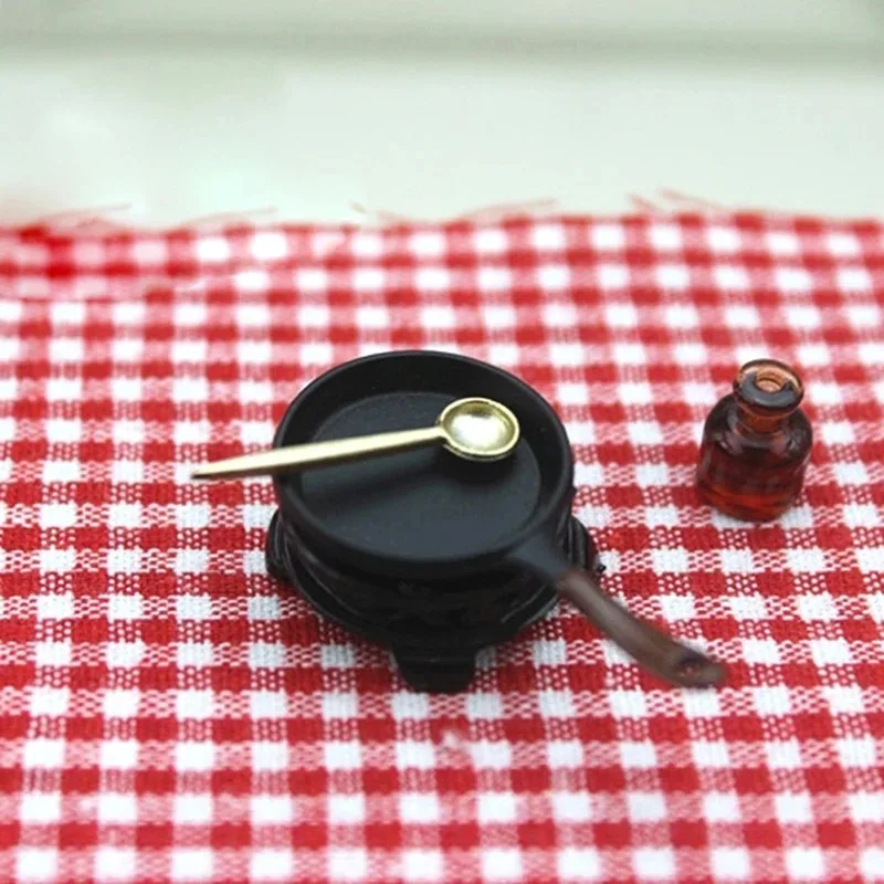 2pcs 1/12 Dollhouse Miniature Spoon Mixing Ice Cream Spoon Tableware Kitchen Decor