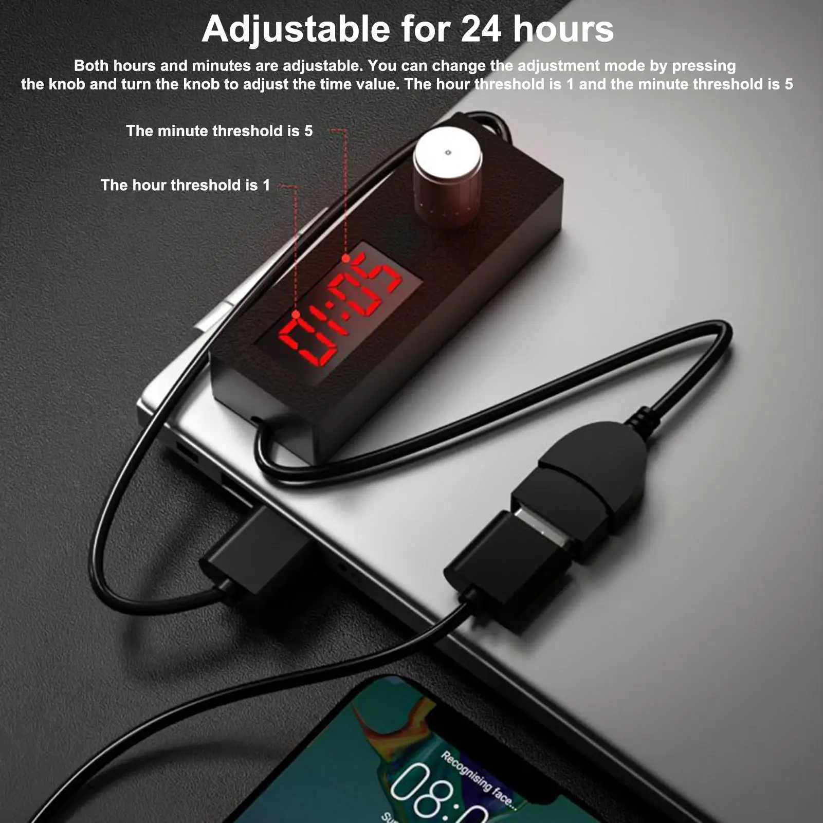 

USB-кабель с таймером, USB-кабель, регулируемое время, выключатели энергии, USB-удлинитель-адаптер с таймером