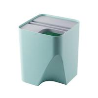 Waste Bins Kitchen Bathroom Dry And Wet Separation Trash Can Rubbish Bin Toilet Garbage Bin Recycle Stacked Sorting Trash Bin