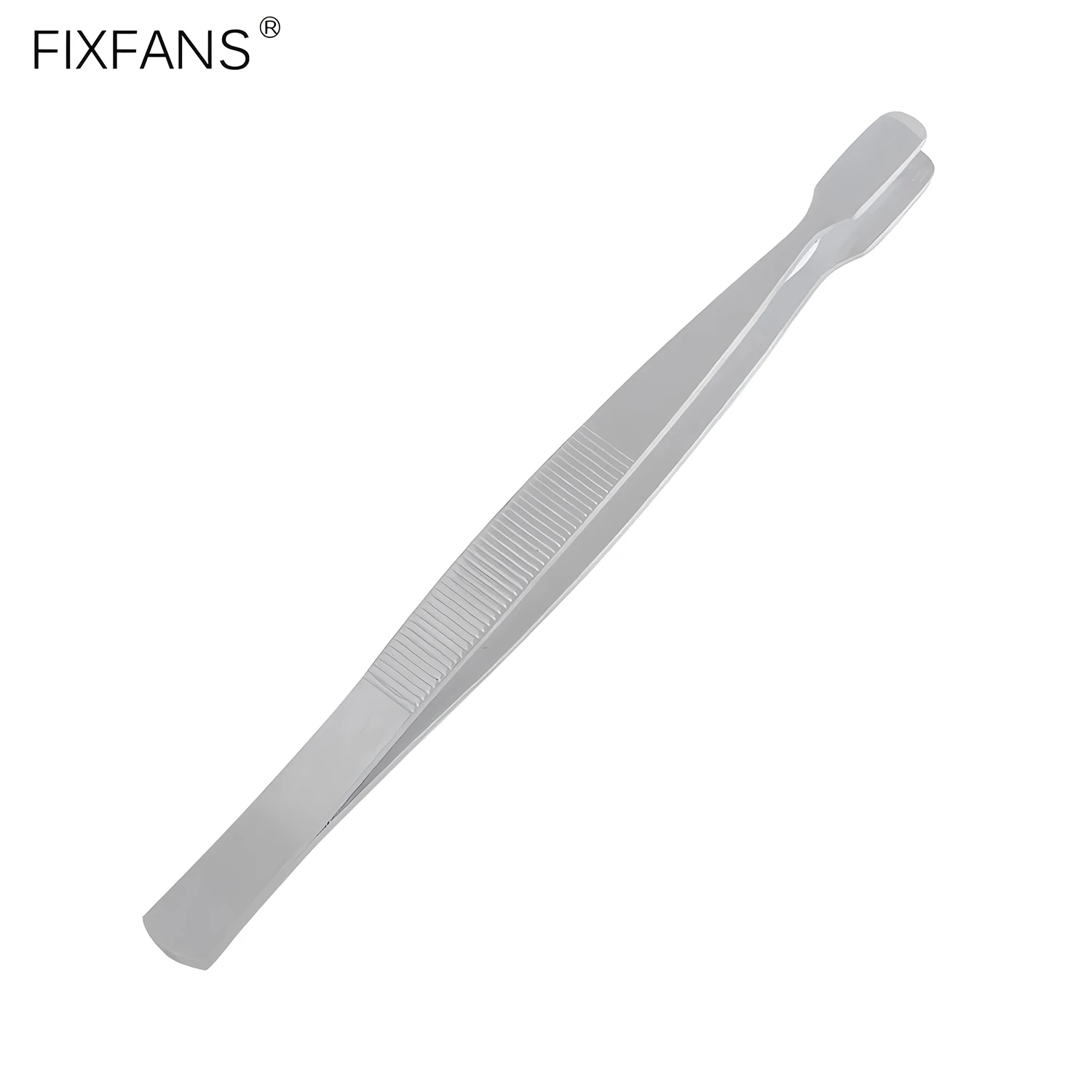 112mm Stainless Steel Precision Flat Tweezers, Stamp Tweezers Philately Stamps Collector Hand Tools