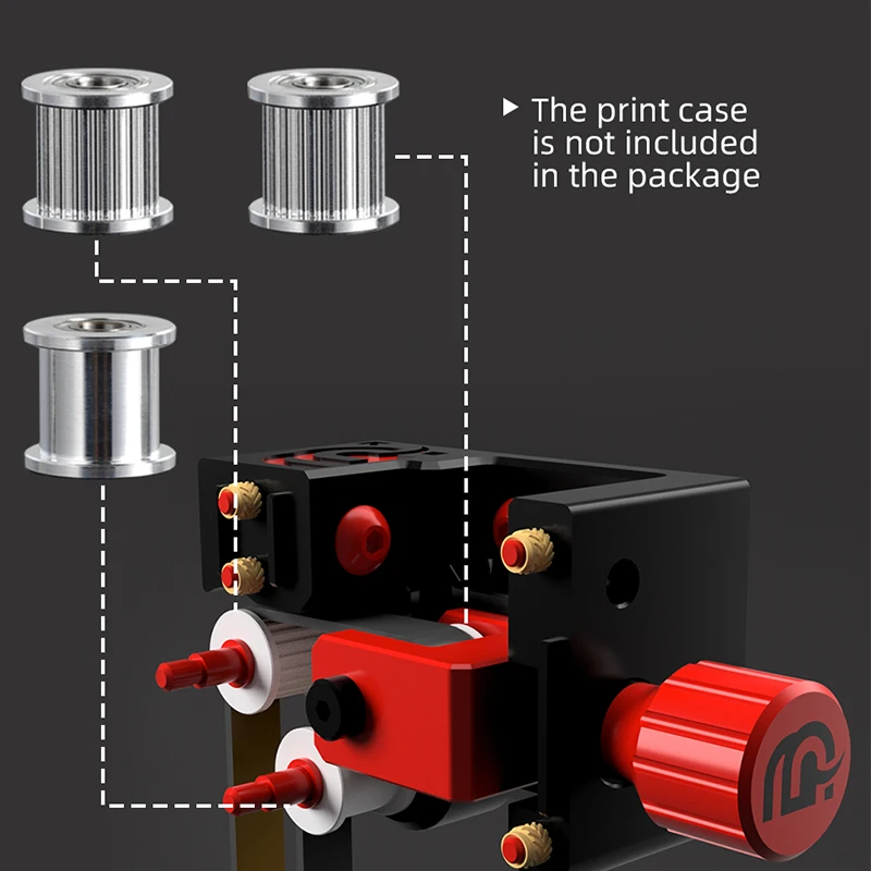 Imagem -03 - Tensor de Correia Z-axis para Design Impressora 3d Tensor Gt2 com Portões 2gt mm Kit de Correia Epdm Voron 2.4