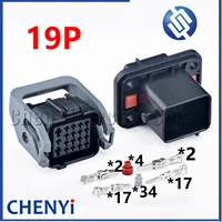 Conector impermeable automotriz de 19 pines Paquete de batería enchufe de alto y bajo voltaje 1192800MB 1192800FB con pines para BYD