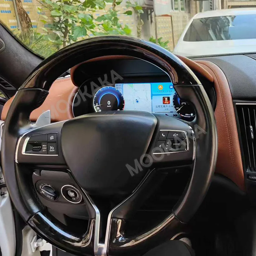 New Digital Cluster For Maserati Levante 2016-2023 Virtual Cockpit Speed Meter Car LCD Dashboard Display Instrument Carplay