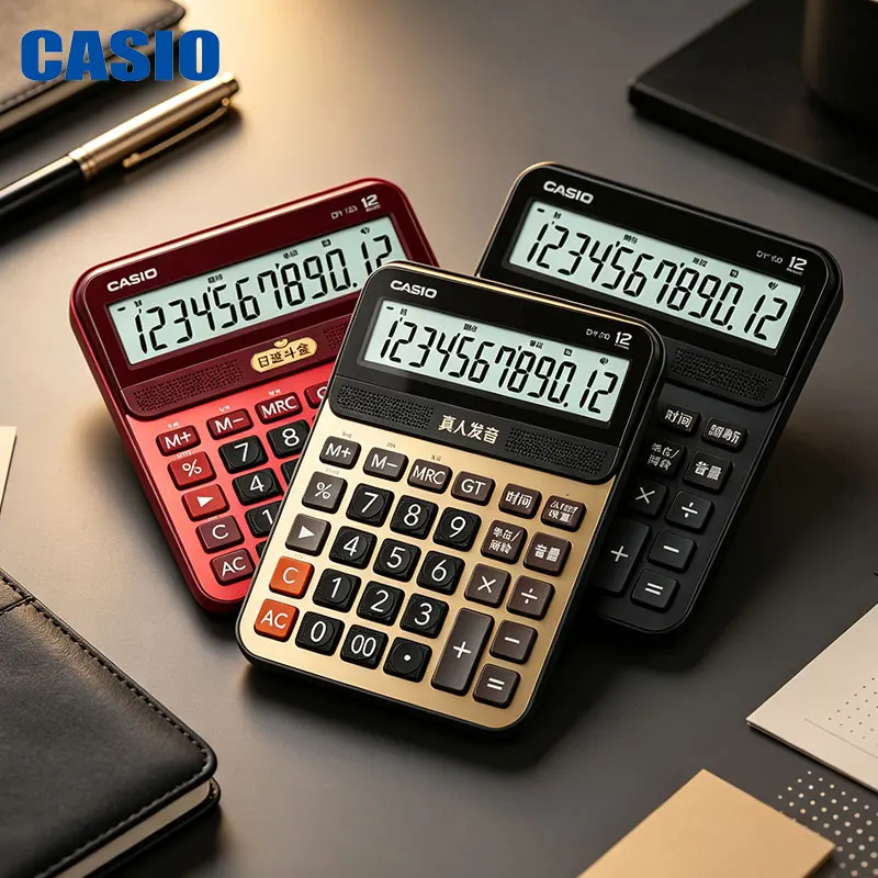 Casio GYDYMY-120/FX-50F-II/AX-12B Long-Lasting Battery Life Business Calculator - Mobile Tool for Business Travelers