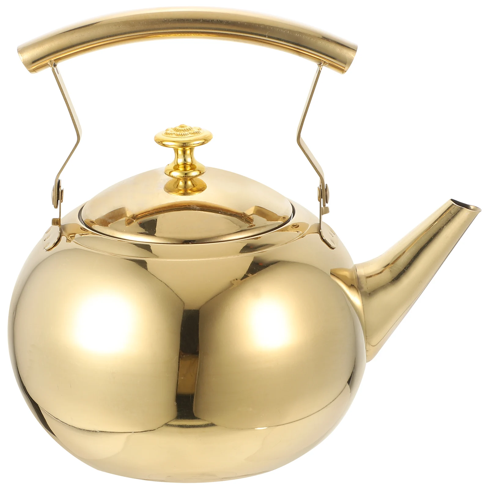 غلاية من الفولاذ المقاوم للصدأ إبريق شاي عالي التحمل لتوجيه موقد غاز الماء المغلي تجهيزات المطابخ المطبخ صفير غلاية الشاي #2