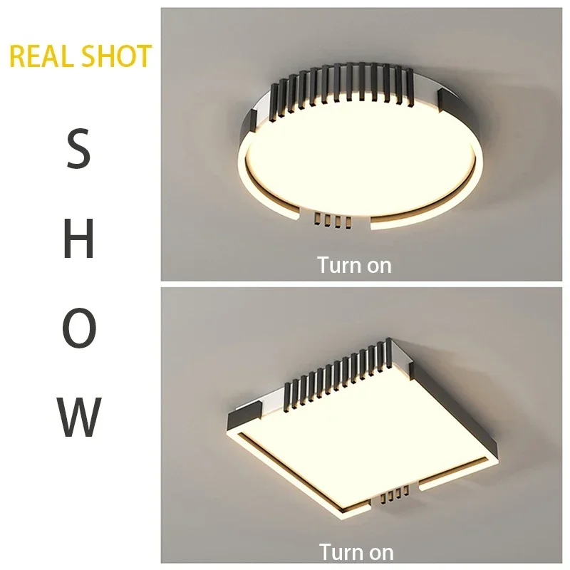 SANDYHA الشمال LED ضوء السقف لغرفة النوم غرفة المعيشة دراسة الحديد الاكريليك إضاءة المنزل الحديثة لامبارا تيكو Plafonnier 2023 #4