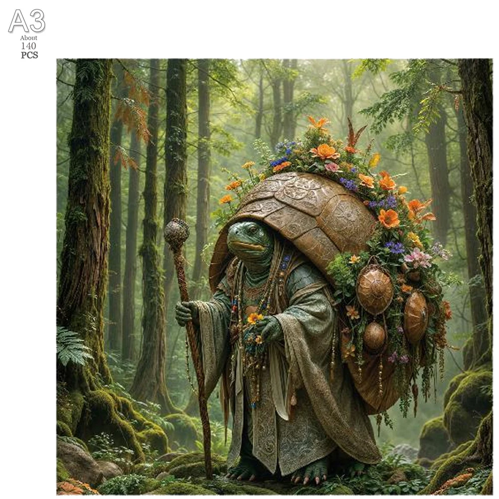 Puzzle di animali in legno per bambini adulti Puzzle di panda carino Regali di festa Giochi di feste in famiglia Puzzle di legno formato A3 A5