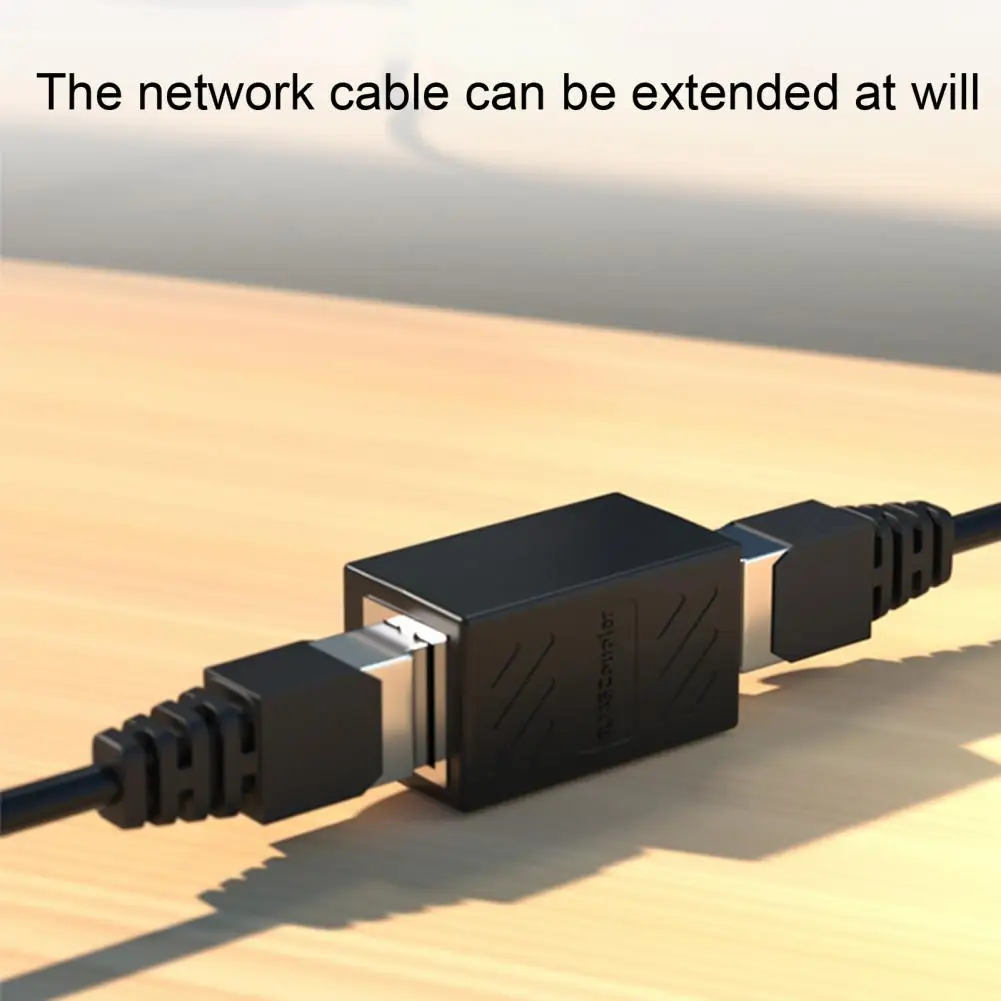 Extensor de cabo Ethernet, rj45, cat 5, cat 6, cat6a, conector fêmea para fêmea