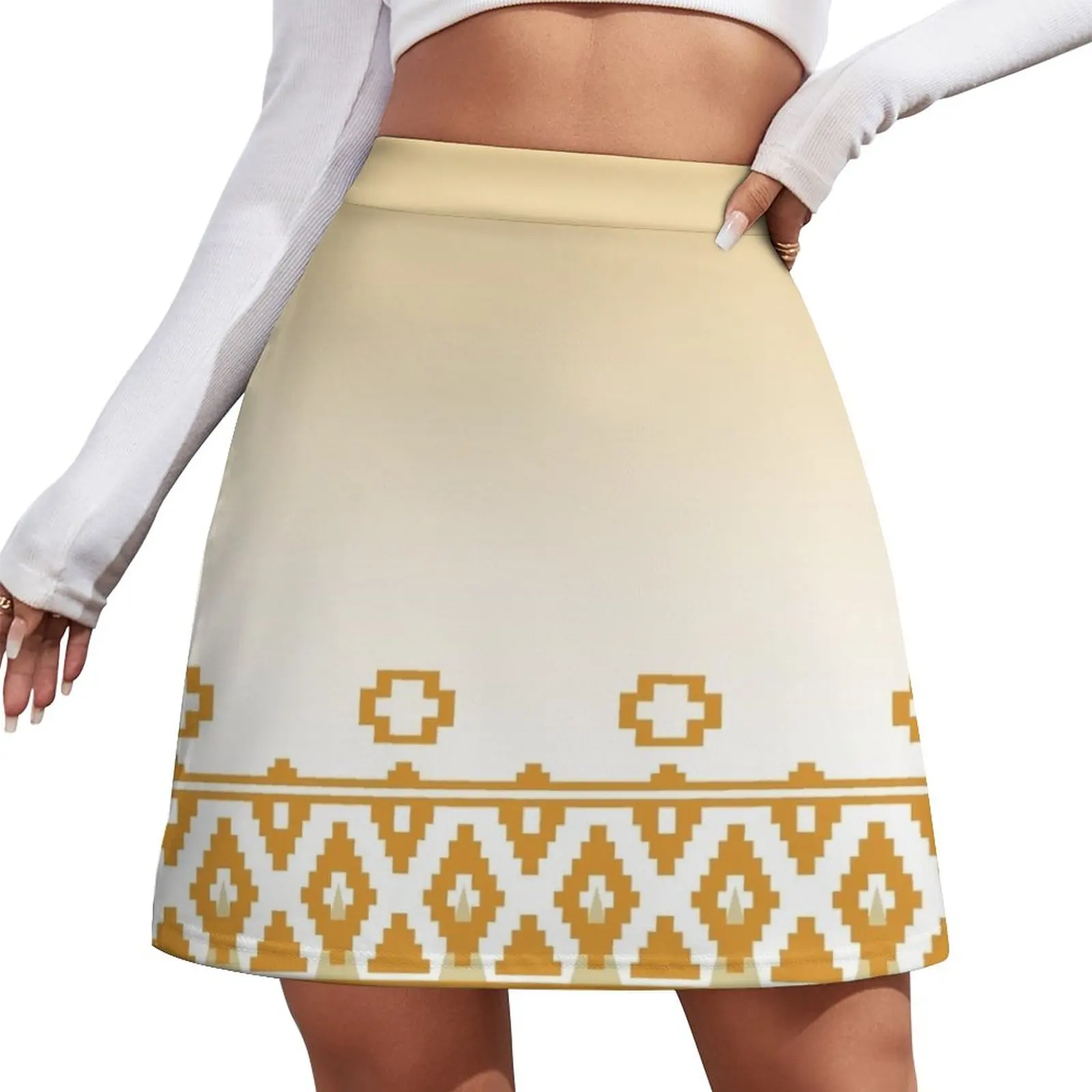 Journey (white version) Mini Skirt Woman short skirt kawaii skirt