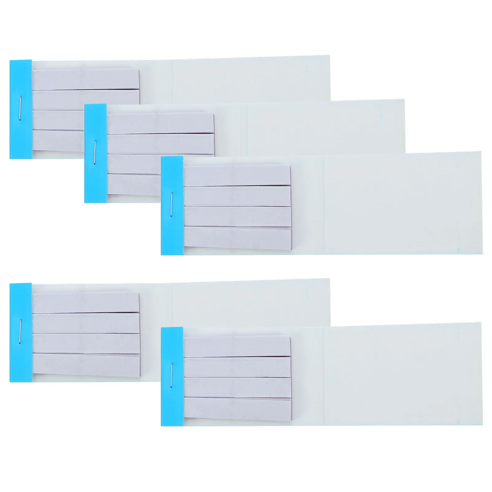 5Packs Acid Tester Blue Litmus Paper 400 Sheets Chemistry Experiment Supplies PH Test Strips Acid Indicator Paper