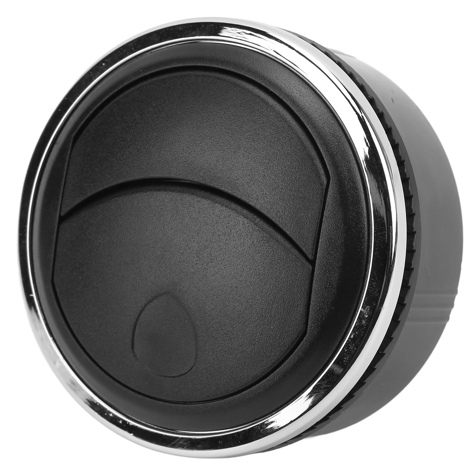 Dashboard Air Outlet Deflector Dash Air Conditioning Deflector Round ABS Electroplating Black Universal for RV Boat Bus Car