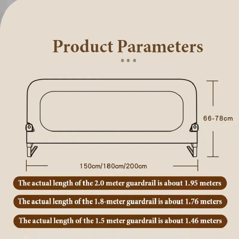 Foldable Baby Bed Guardrail 6