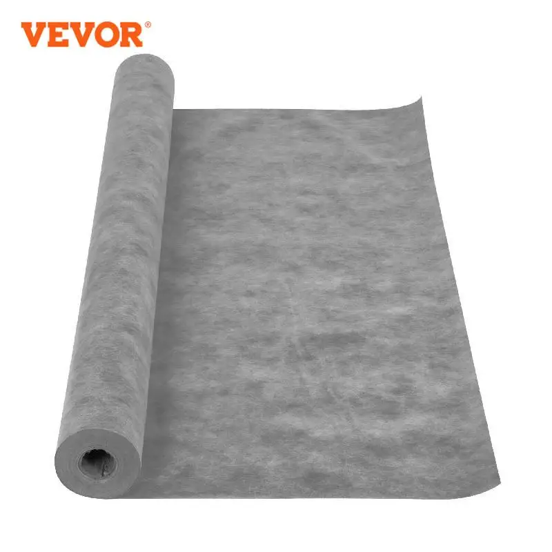 VEVOR Waterproof Membrane 115 ft × 5 in / 23 × 3 ft / 30 × 3 ft / 43× 3 ft / 92 × 3 ft with 49/ 75/ 97/ 140/ 301 sq.ft. 10 mil