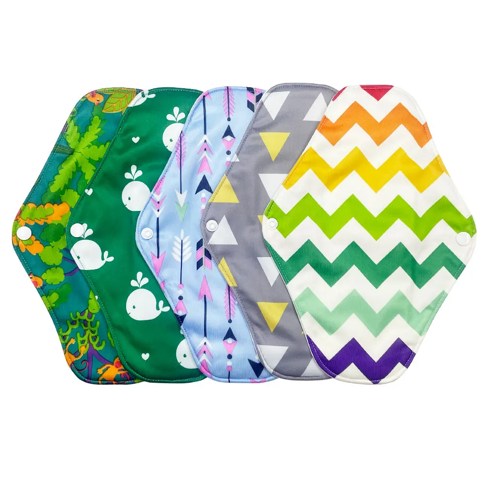 

Многоразовые менструальные прокладки на ночь, женские гигиенические прокладки из бамбукового хлопка, женские удобные мягкие гигиенические полотенца для периода