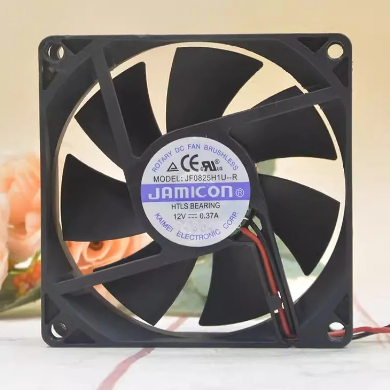 New CPU Cooler Fan for JAMICON JF0825H1U-R 8cm 12V 0.37A 8025 Motherboard Chassis Cooling Fan 80x80x25mm