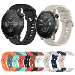 22MM Silicone WatchBand Strap For Huami Amazfit GTR 4 3 Pro GTR 2 GTR 47mm Stratos 2S 3 Smart Wristband Bracelet WirstStrap