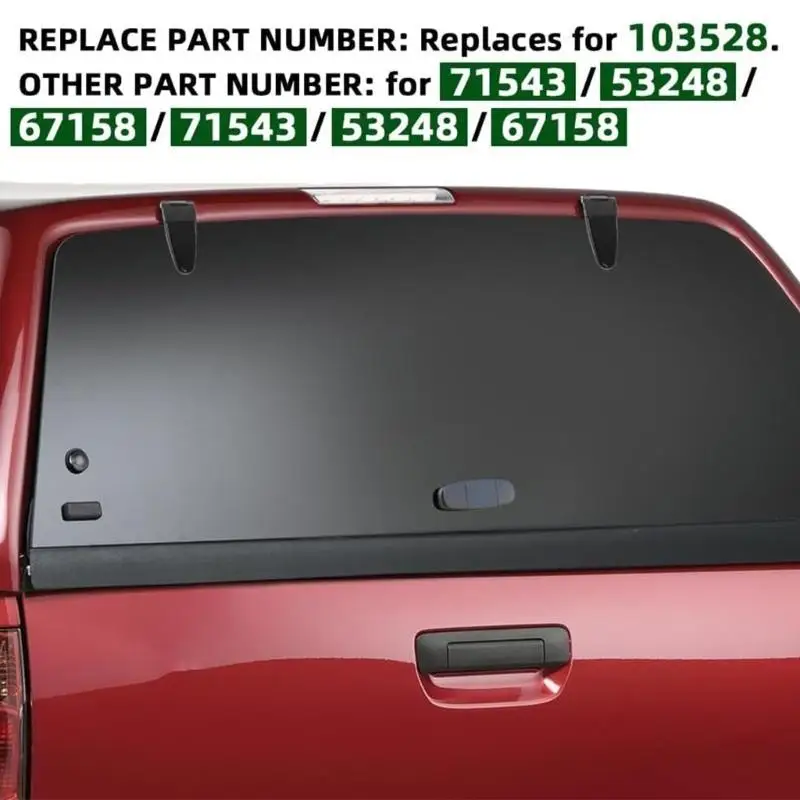 

Glass Rear Door Hinges for Truck 100XL 100LE Liftgate Glass Hinge with Screws Hardware Replacement Accessory