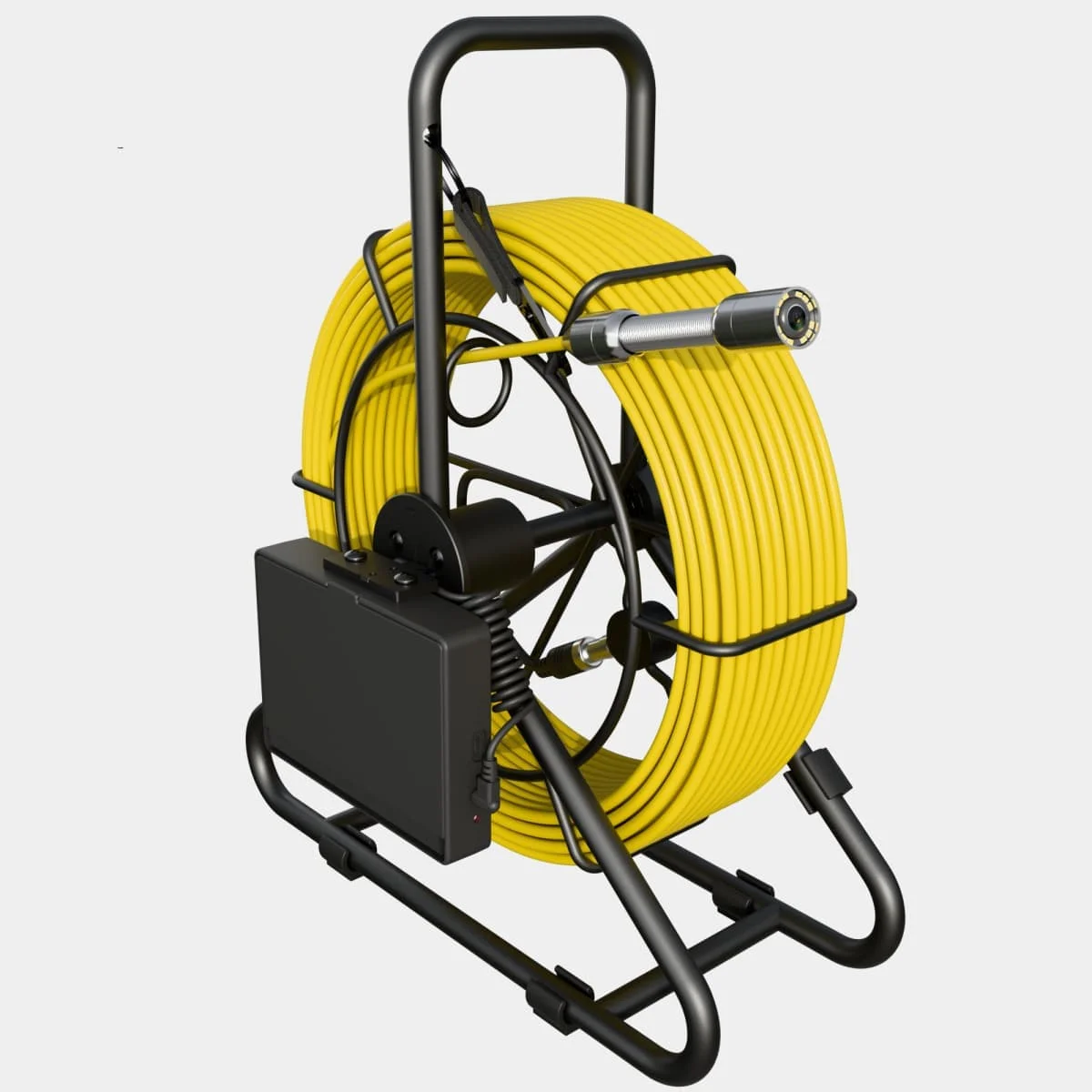 Caméra d'égout avec moniteur couleur Ips DVR 4,3 pouces, caméra de tuyau étanche Ip68 pour l'inspection des plomberie et des canalisations, batterie 5600Mah