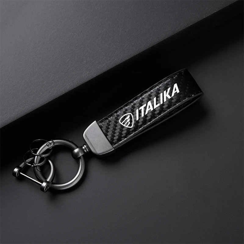

For ITALIKA 125 Z 150 SZ 150 200 250Z AT110 AT125 RT Motorcycle High-Grade Leather Keychain Holder Keyring Accessories
