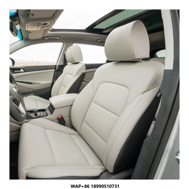 

Car Accessories Seat Covers Leather Custom Fit for Santa Fe Tucson Elantra Kona Sonata Loniq Genesis 4 Seats 5 Seats