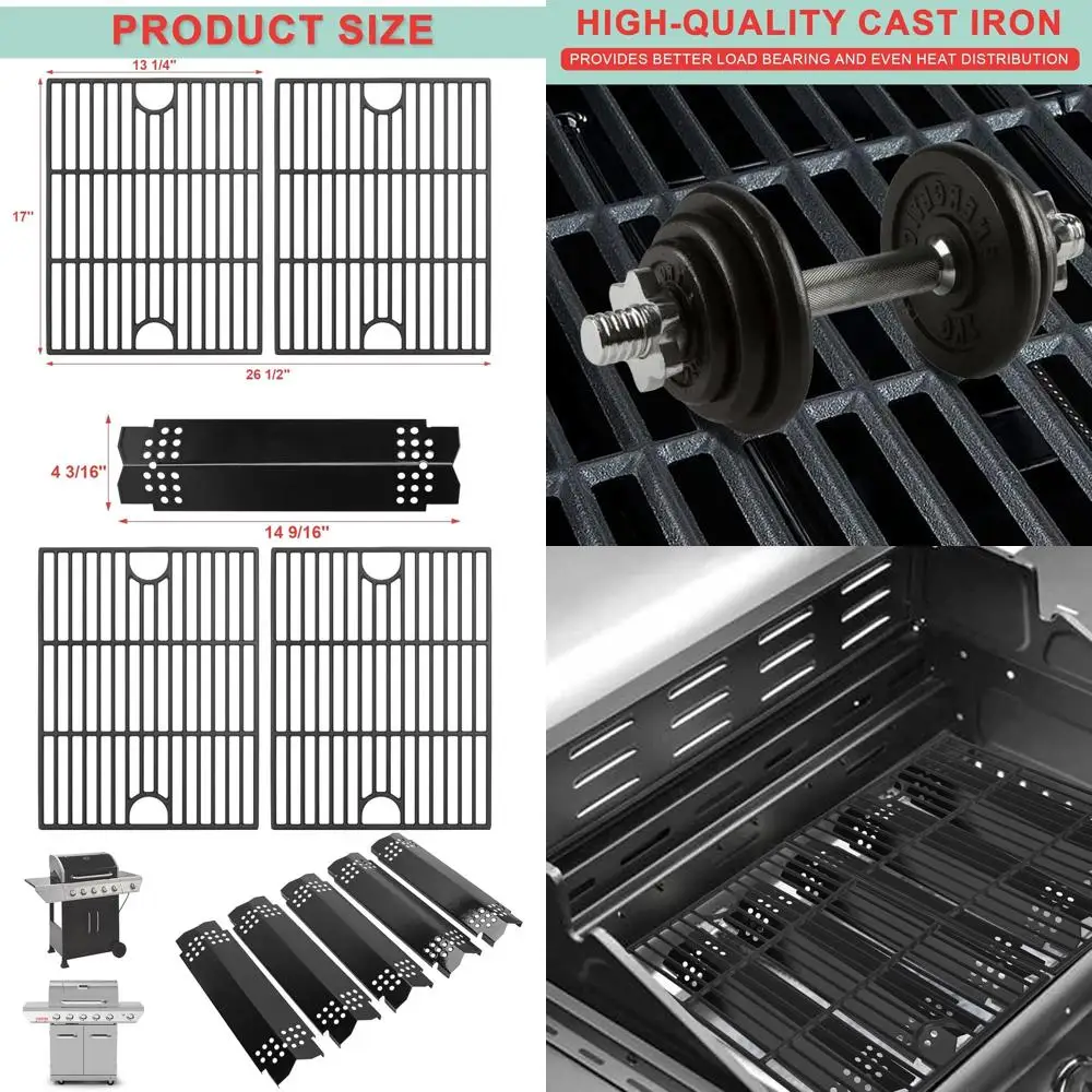 

Запасные части: нагревательная пластина и решетка для грилей с 4/5 конфорками