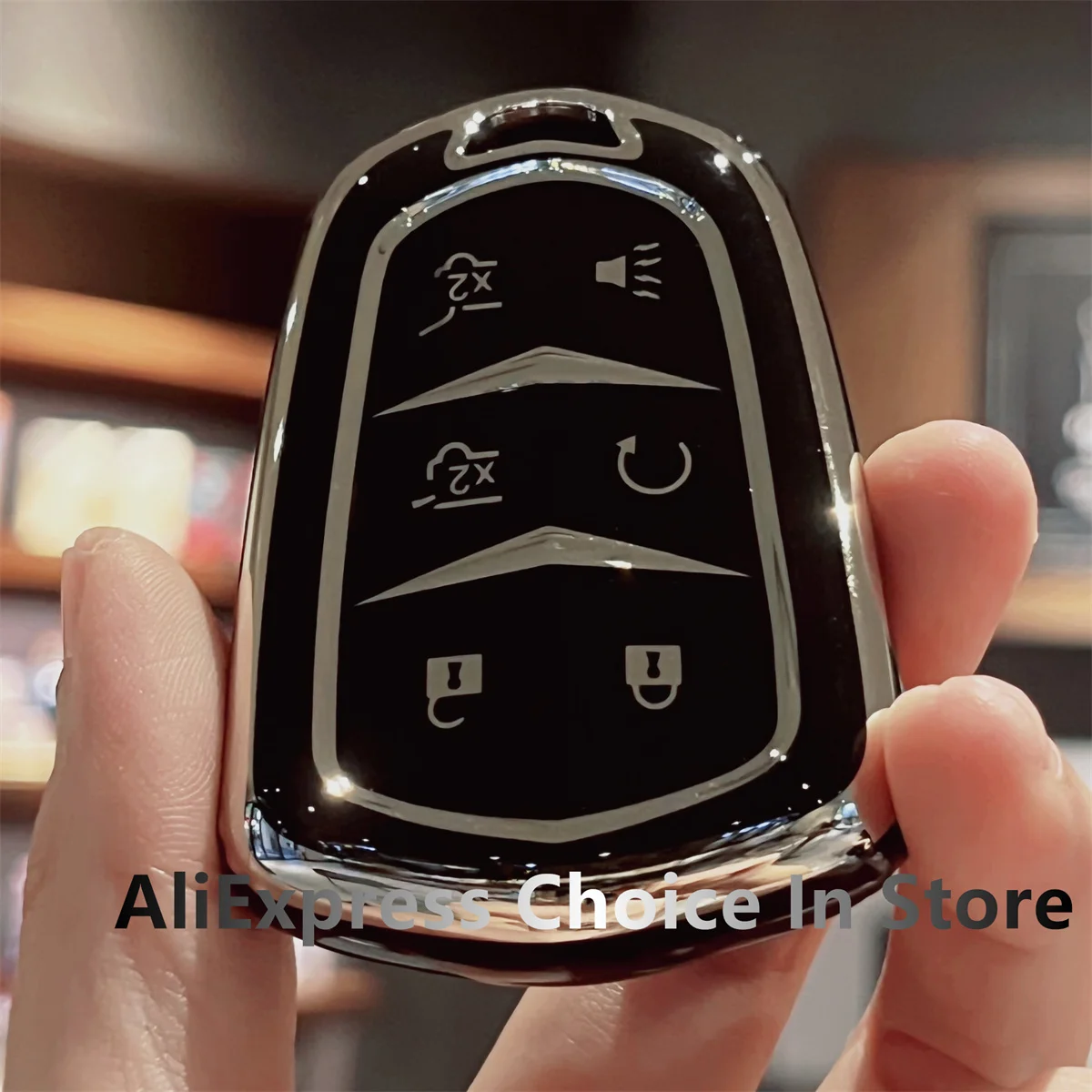 Funda Protectora de TPU para Llave de Coche Cadillac Escalade CTS SRX ATS CT6 SRX XT5, Protector de Control Remoto Inteligente, Regalos para Amigos