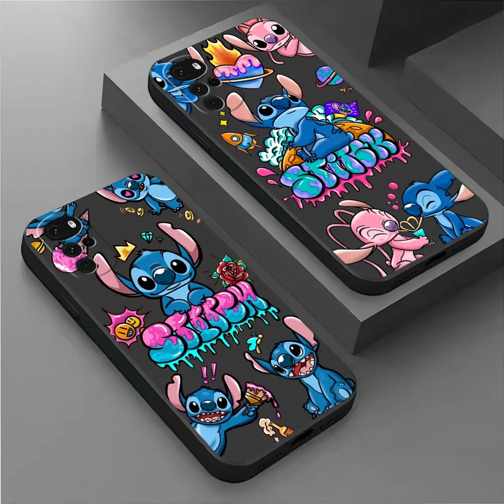 Case For Motorola G60 G30 G22 G52 G53 G71 G31 G72 G51 Edge 40 G32 20 G9 Plus One Fusion Funda Phone Cover Disney Stitch Cartoon