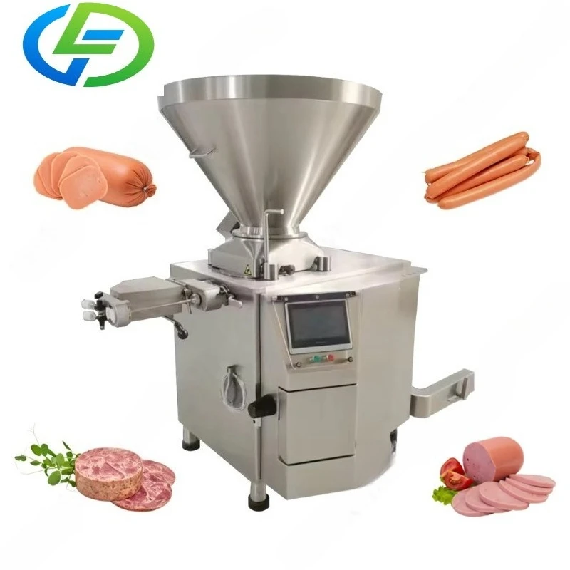 Customize New Vacuum Sausage Filler-High Efficiency  Capacity Electric-Driven Multi-functional Design Easy Operate 1 Year