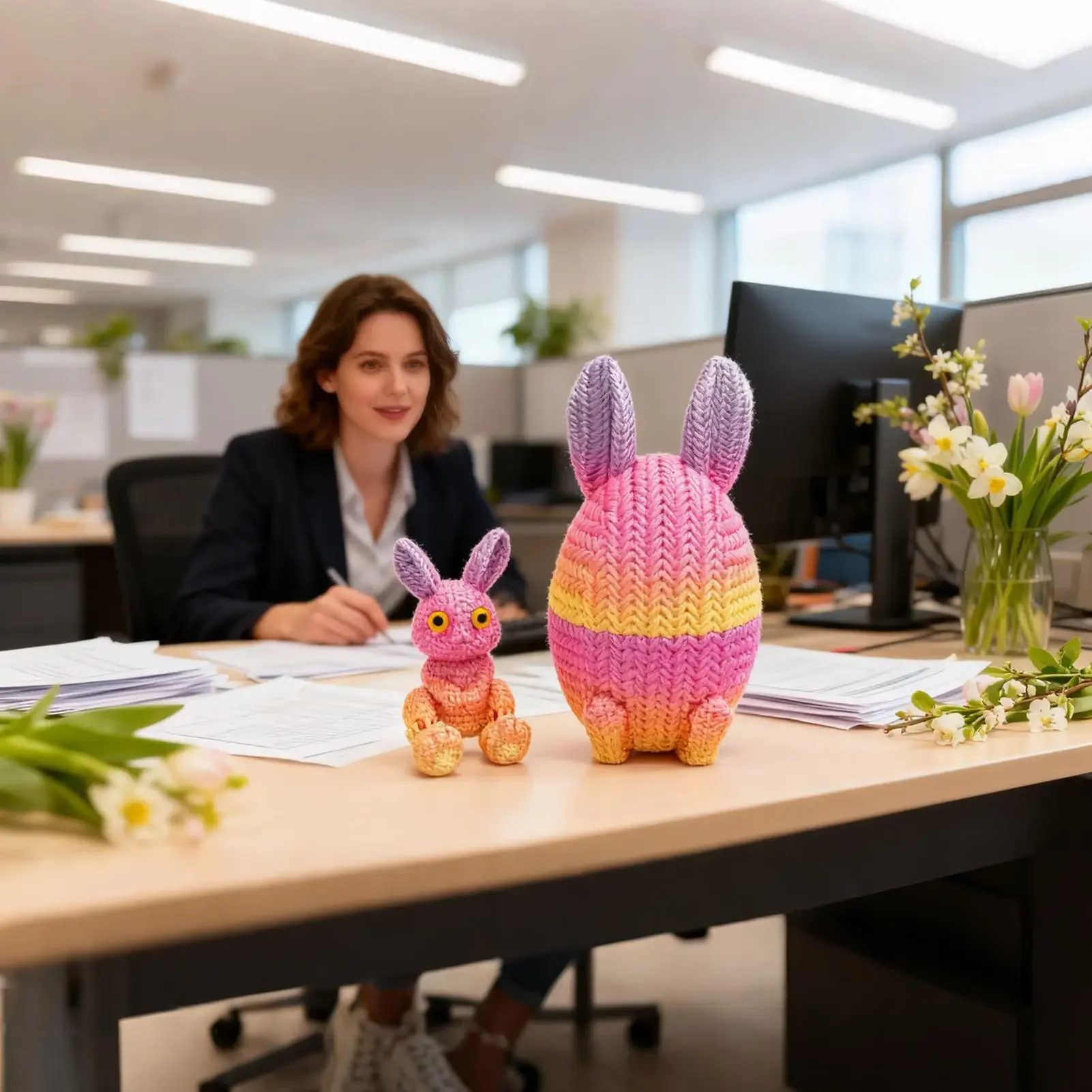 3D-geprint ei paasdecor ornamenten creatief cadeau simulatie dierenspeelgoed capsule speelgoed nieuwigheid vitrinekast dressing