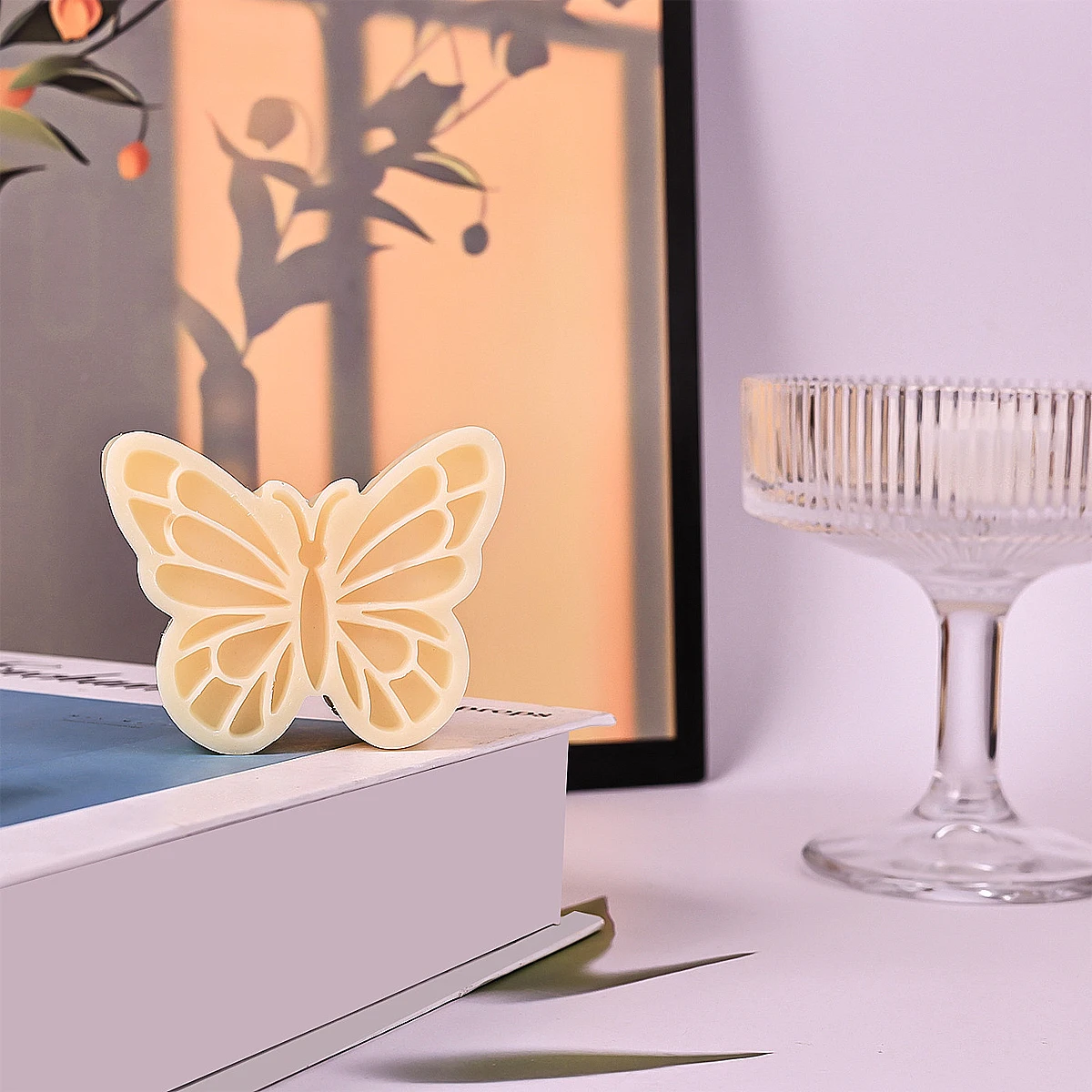 Rzeźba piękny motyl świeca silikonowe formy DIY seria owadów formy żywiczne aromaterapia mydło gipsowe ręcznie robione dekoracje do domu — zdjęcie 4