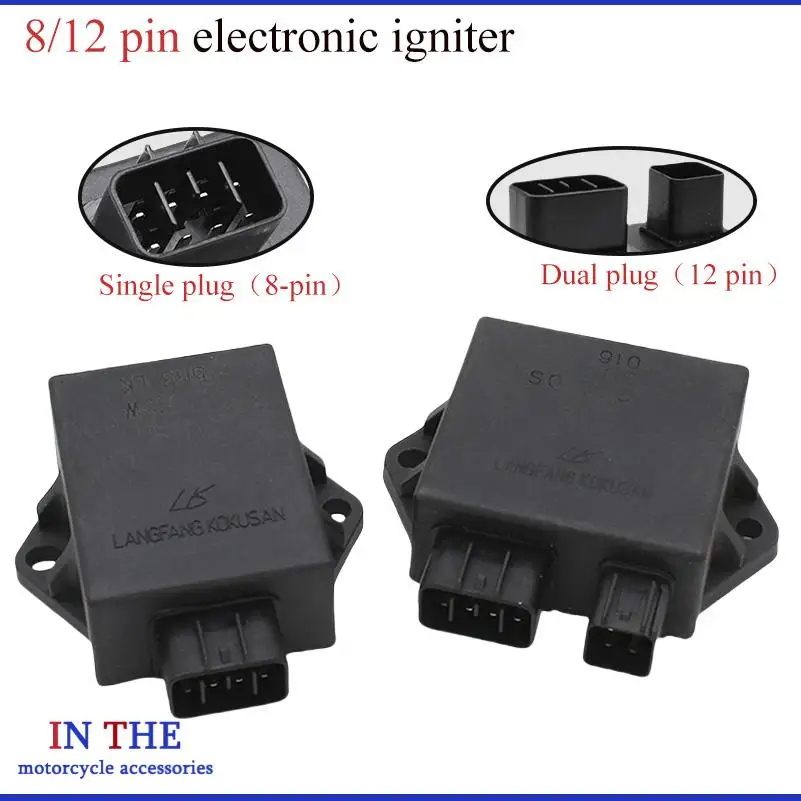 NEW High quality High quality 8 pin 12pin CDI Box Ignition Trigger For EN125 GN125 GS125 HJ125K 125CC