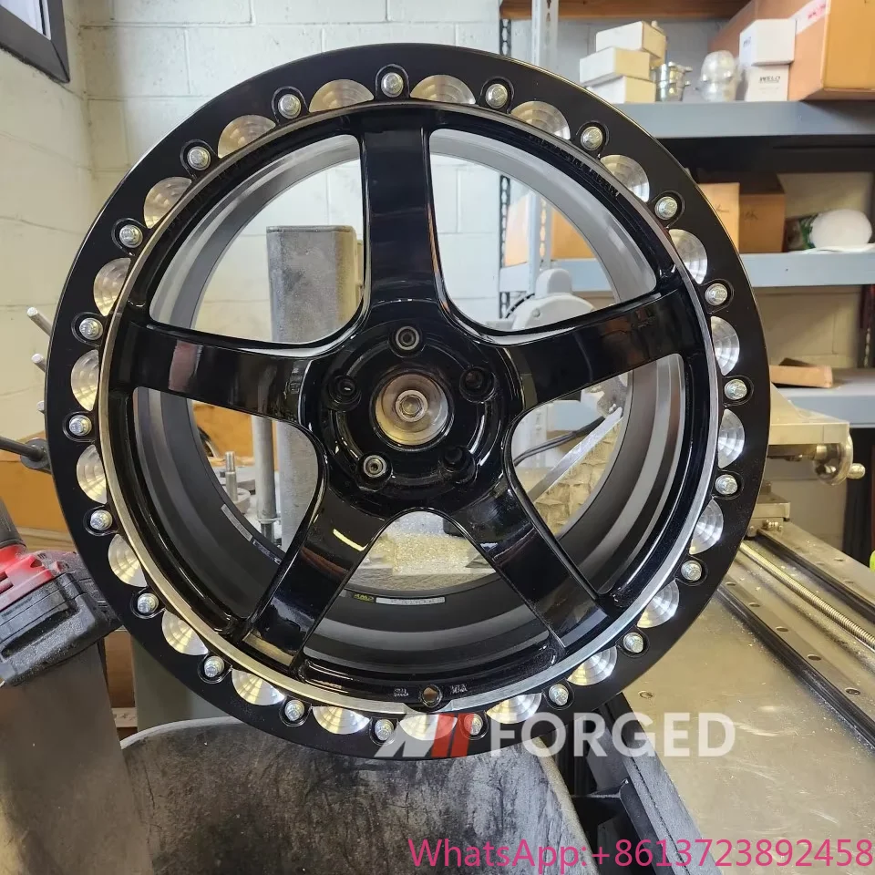 MN Forged 18 19 20 Inch Custom Nismo V1 Wheels for Nissan 370Z  350Z G37 Q50 Beadlock Wheels