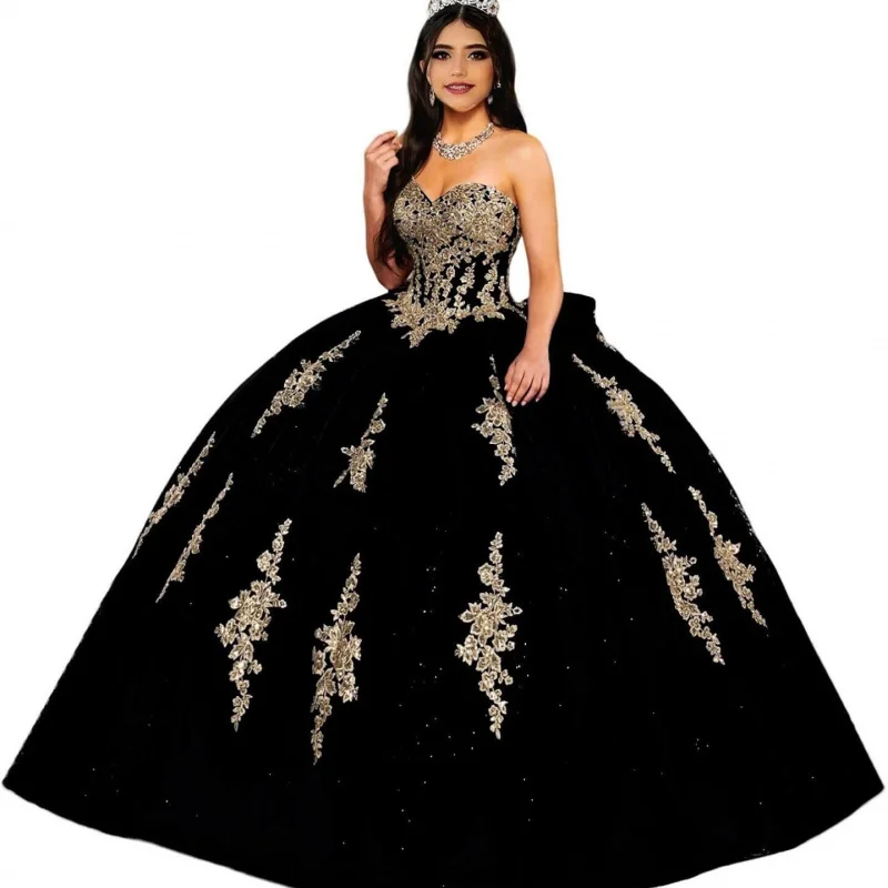 robe-de-princesse-scintillante-en-dentelle-doree-pour-adulte-en-tulle-bouffante-sans-bretelles-bustier-transparent