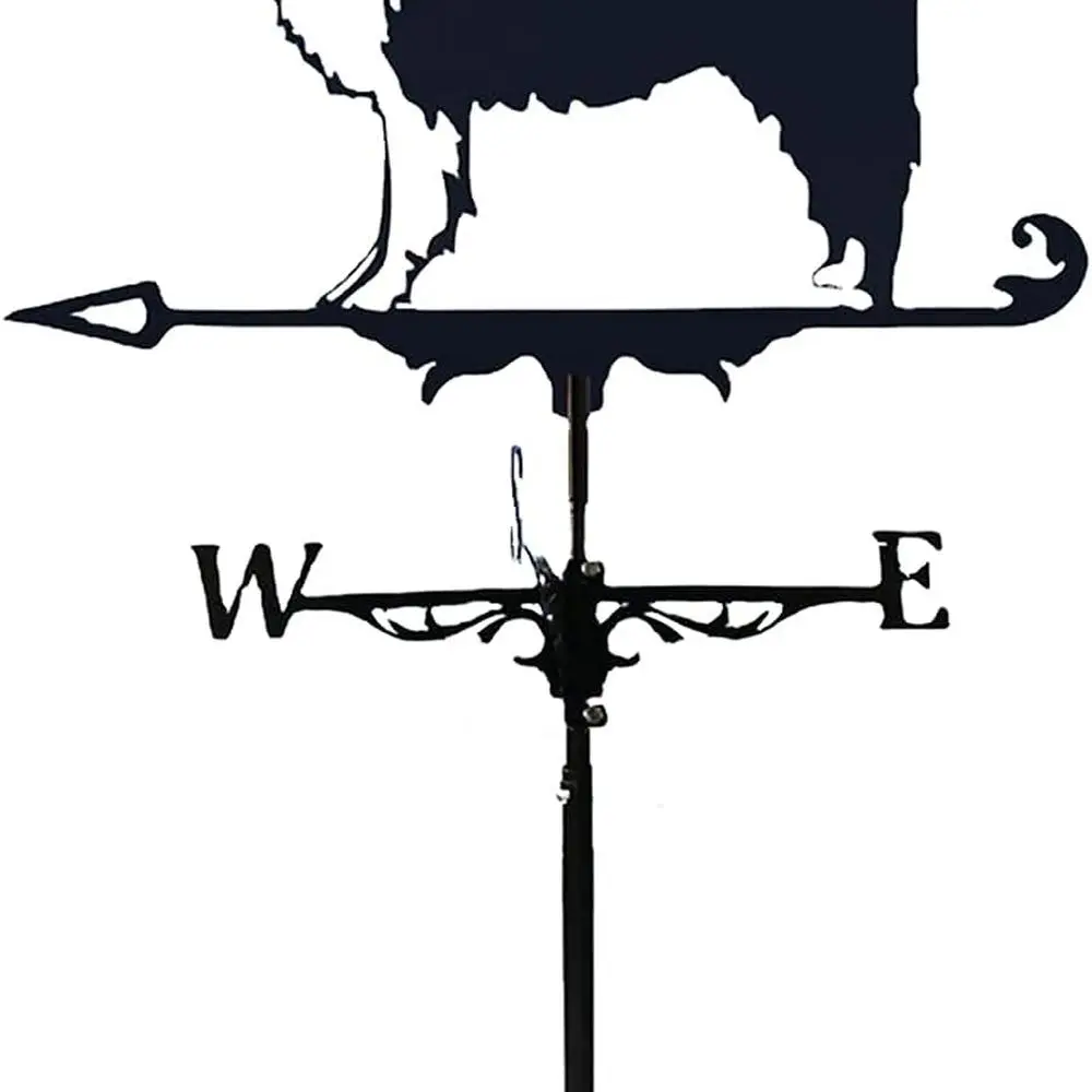 

Флюгер на крыше бордер-колли — металлический флюгер для фермерского дома для декора наружного сада