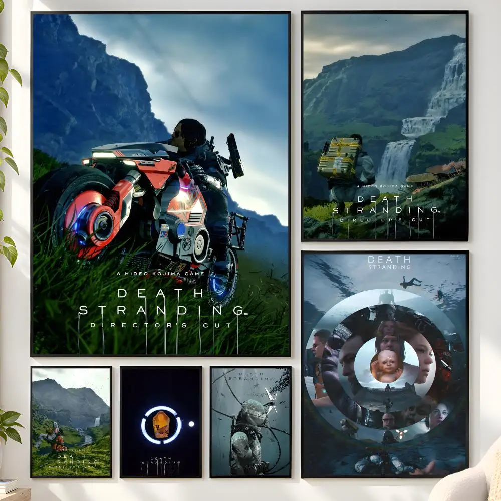 D-Death Stranding Game Poster Matte Wall Peel And Stick Decor Bedroom Living Room Office Dorm Home