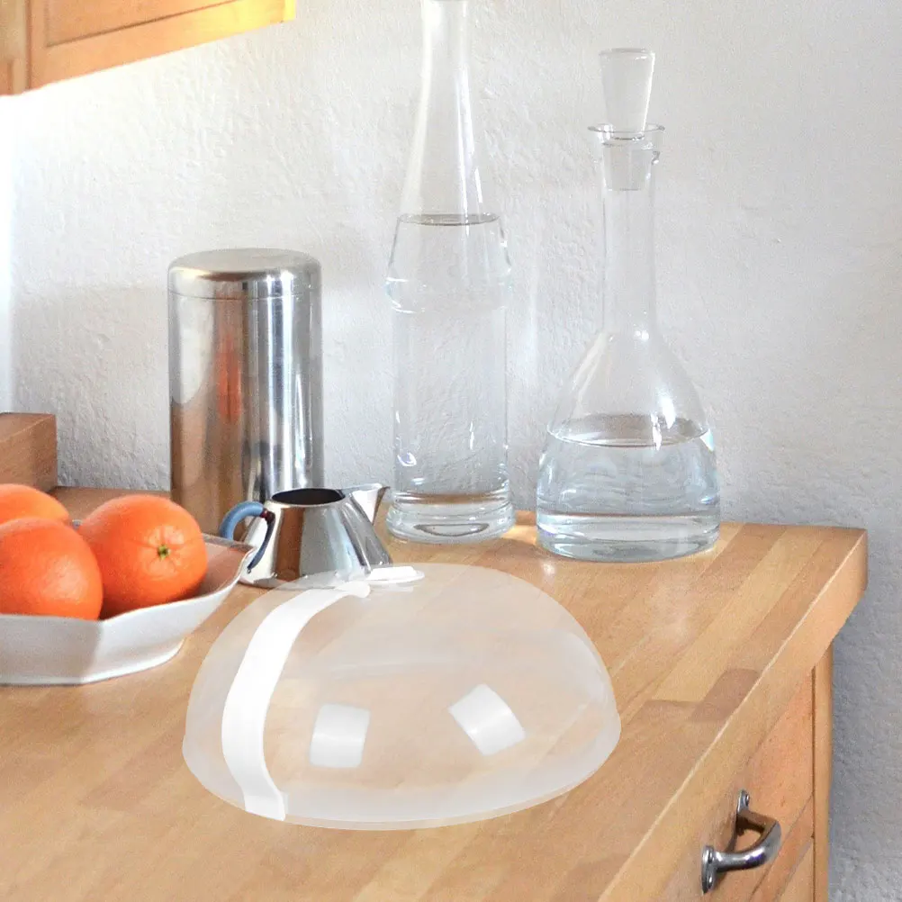 

Food Covers Microwave Meal Oven Dish Lids High Temperature Resistance White Kitchen Practical Preservation Cover Suitable