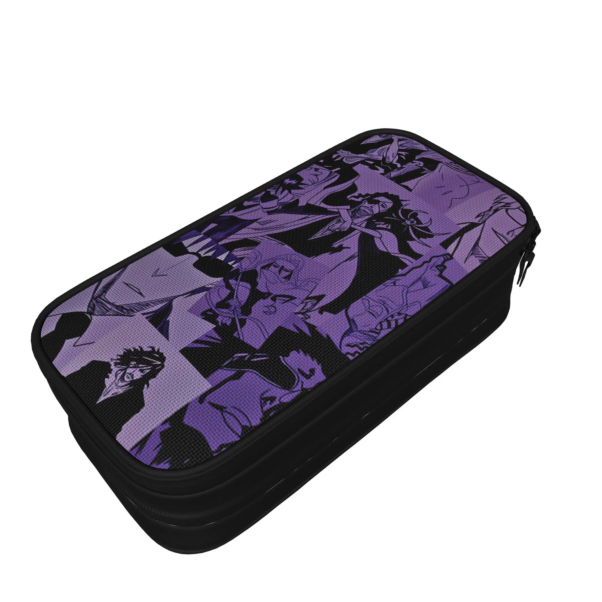 B-Bleachs Characters Pencil Case  School Pencil Cases Canvas Boy Girl Vintage Large Pencil Pouch School Supplies