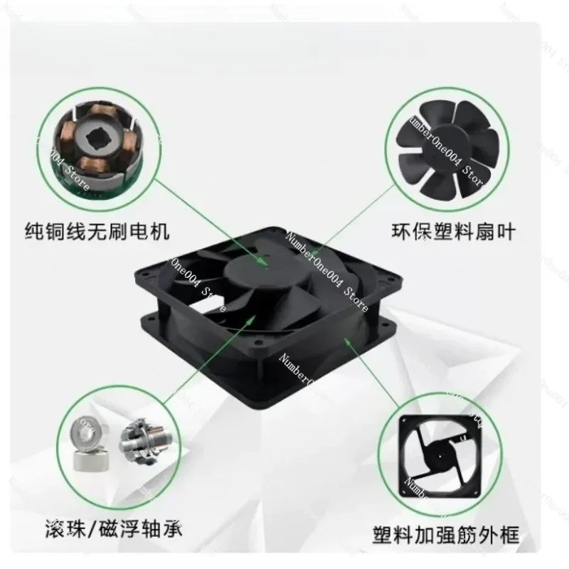 

New DA12038B24UA 24V 1.00A 12038 Inverter Cooling Fan 12CM