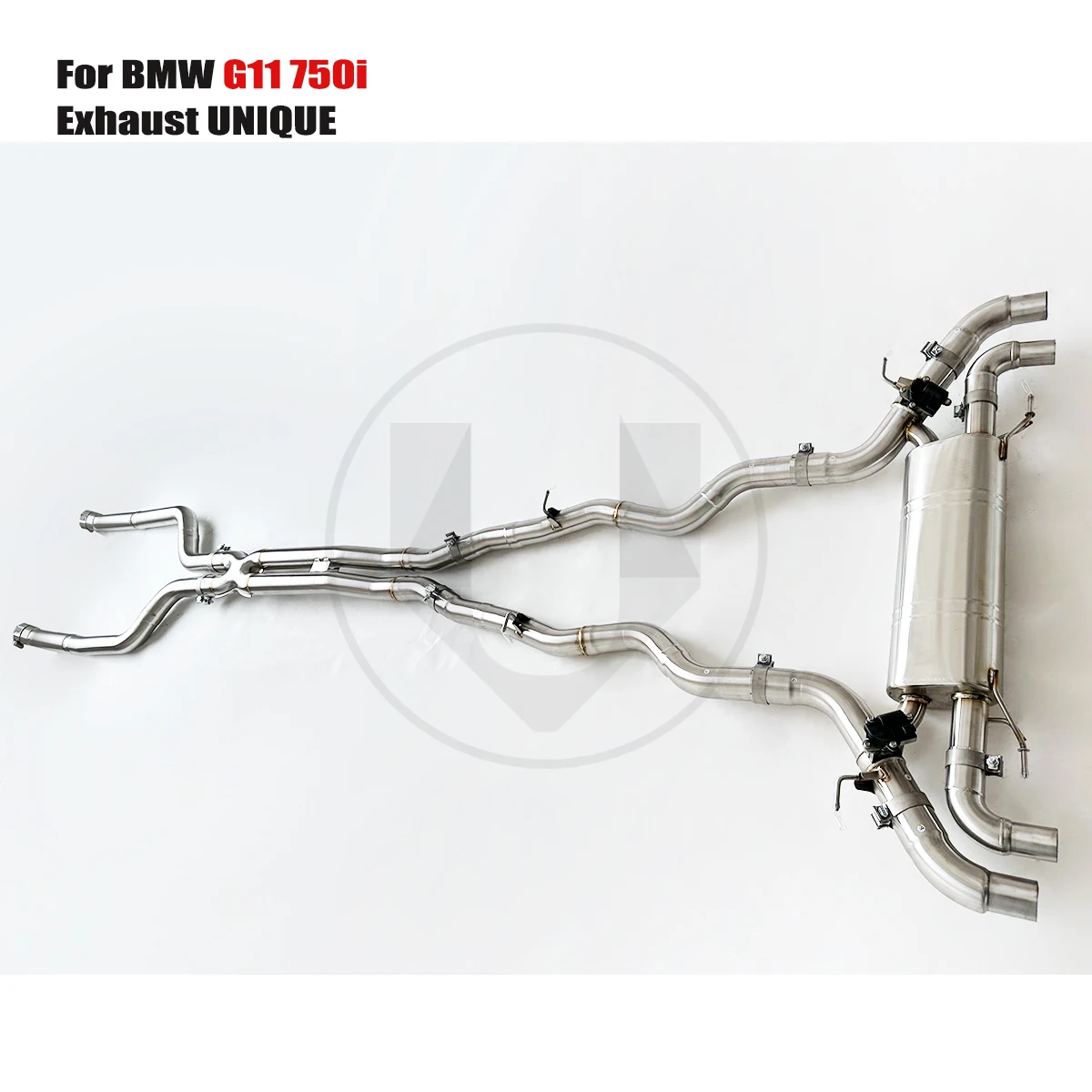 

UNIQUE Designs Bmw G11 750i V8 4.4T T304 Stainless Steel high performance valve exhaust system with exhaust muffler
