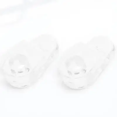 20 قطعة مقاطع حامل الزجاج ل مرآة زجاج الباب لوحة تصاعد بين قوسين دائم المشبك السحابة الأجهزة تركيبات قوس