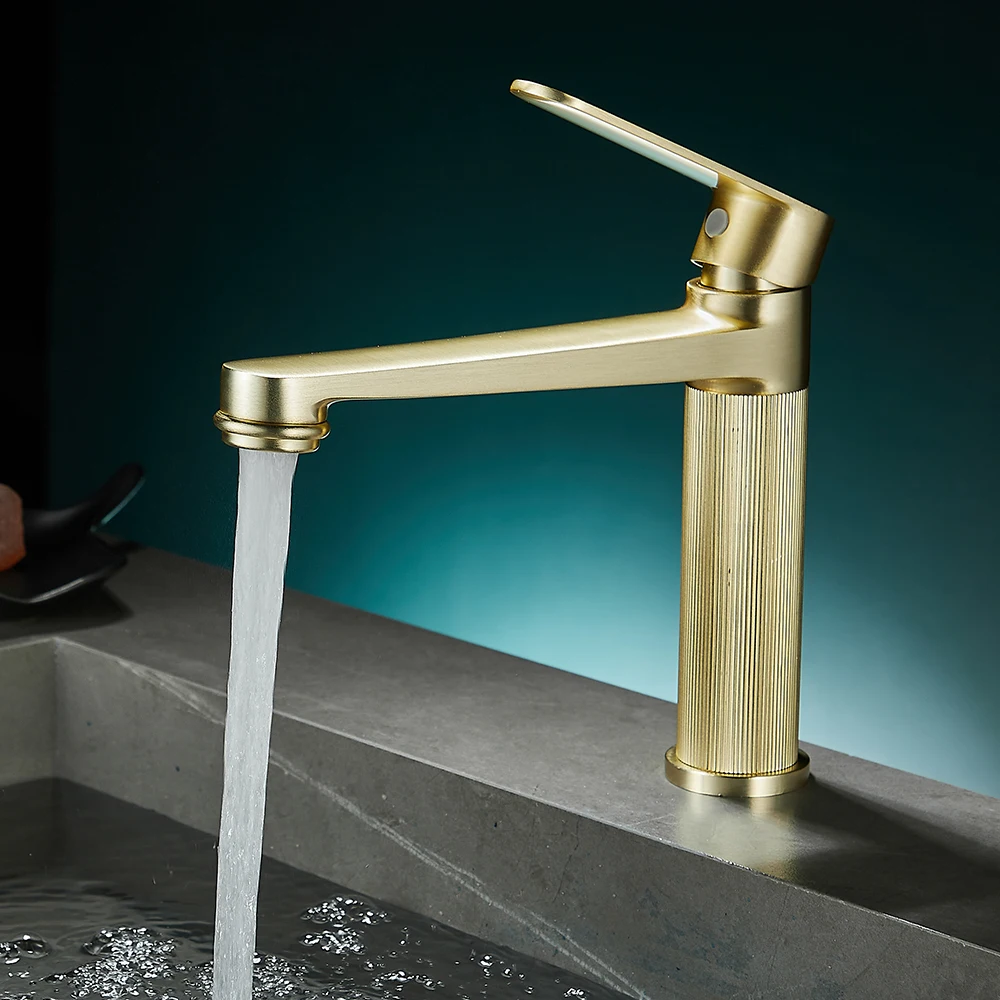 Becola Bathroom Sink Faucet Bathroom Accessories Water Dispenser Washbasin Faucet Bathroom Mixer Tap Golden Faucet Bathroom