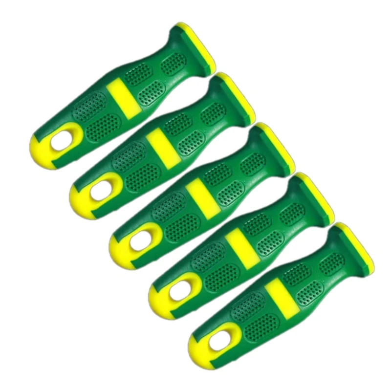 5Pcs Rubber File Handle Ergonomic Handles for Round Triangular and Square File Dropshipping