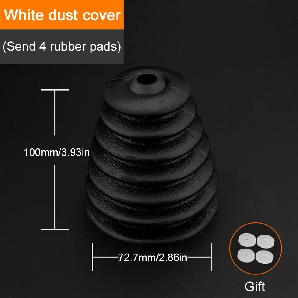 Electric Drill Dust Cover Rubber Impact Hammer Drill Dust Collector Dustproof Device Power Tool Accessories With 4 Rubber Pads