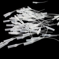 50-200pcs Glue Micro-Tips Plastic Glue Bottle Tips Glue Extender Precision Applicator Dropping Tube Nozzle For Crafting Lab