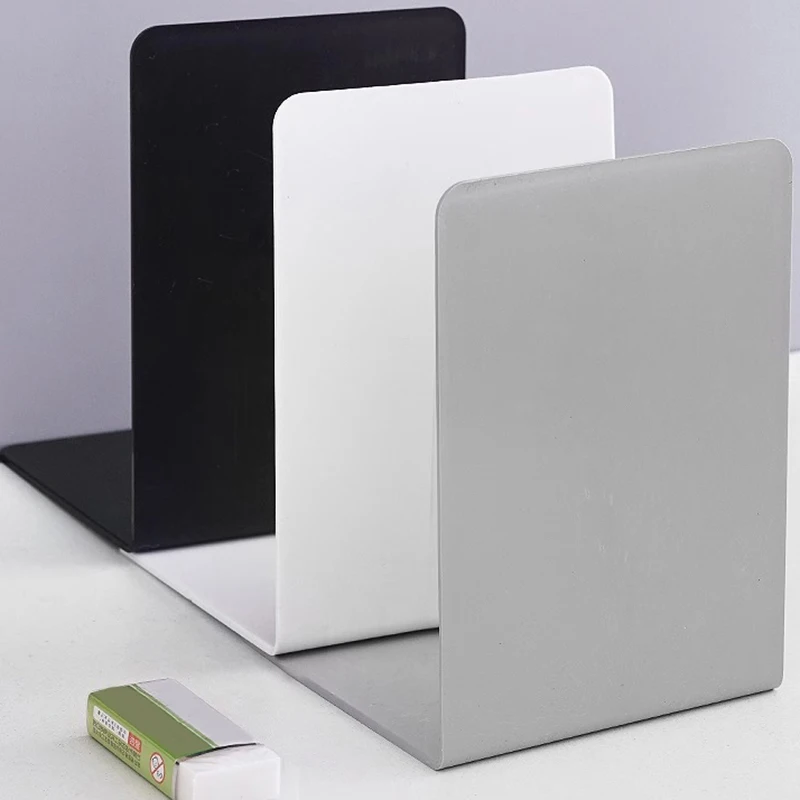 Desktop Organizer L-shaped Desk Bookends Durable Display Book Stand Simple INS Book Support Rack Minimalism