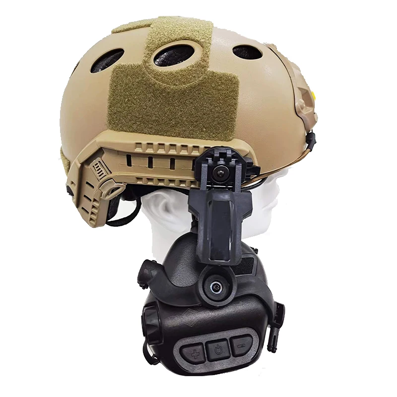 EARMOR M32 MOD4 shooting earmuffs, helmet headphones. Equipped with ARC rail adapter. electronic hearing protector